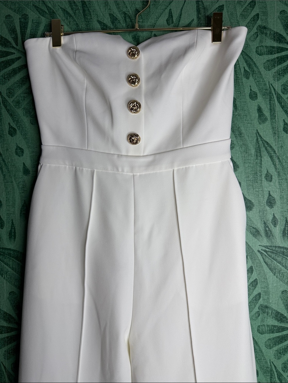 Generation Live Camilo Crepe White Jumpsuit NWTs sz 4 - Picture 9 of 13
